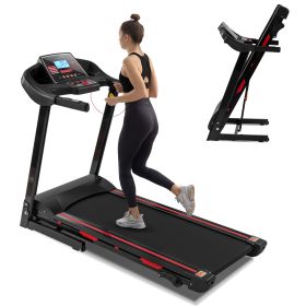 FYC Folding Treadmill for Home - 330 LBS Weight Capacity Running Machine with Incline/Bluetooth, 3.5HP 16KM/H Max Speed Foldable Electric Treadmill Ea