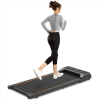 Remote Portable Treadmill 280 LBS Walking pad Aerobo Training Table Under Treadmill Preset Program 2.5HP Silent motor Room Court and office for adults