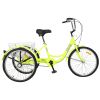 Adult Tricycle Trikes,3-Wheel Bikes,26 Inch Wheels Cruiser Bicycles with Large Shopping Basket for Women and Men