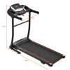 Folding Treadmill Electric Running Machine 2.5HP Motor 300LBS Weight Capacity Walking Jogging Machine with 3 Level Incline 12 Preset Programs for Home