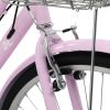 26in 150kg High Carbon Steel V Brake 7 Speed commuter Bike Pink