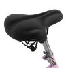 26in 150kg High Carbon Steel V Brake 7 Speed commuter Bike Pink