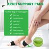 2pcs Arch Support((Mens 5-10/ Womens 7-12) ; Thick & Soft; Compression Cushioned Support Sleeves; Foot Pain Relief Cushions; Universal Size For Men An