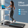 Remote Portable Treadmill 280 LBS Walking pad Aerobo Training Table Under Treadmill Preset Program 2.5HP Silent motor Room Court and office for adults