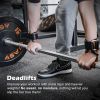 Weight Lifting Grips with Wrist Straps - Weightlifting Hooks, Non-Slip Cowhide Padded Workout Gloves for Men and Women Deadlift, Pull Up, Rows, Home G