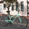 S26204 26 Inch Beach Cruiser Bike for Men and Women, Steel Frame, Single Speed Drivetrain, Upright Comfortable Rides, Multiple Colors