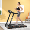 330LBS Folding Electric Trenmill Aerobic Training 14.8KM/h Running Fitness LCD Display 5in 3.5HP motor, Tting Medium Treadmill Home / Office adult men