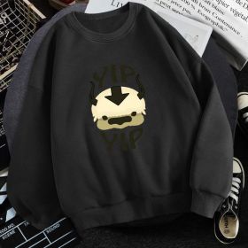 Man New Fleece Sweatshirts Avatar The Last Airbender (Option: Black-S)