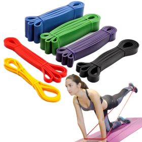 Elastic Resistance Band; Exercise Expander Stretch Fitness Rubber Band; Pull Up Assist Bands For Training Pilates Home Gym Workout (Color: YELLOW)