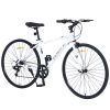 Shimano 7 Speed Hybrid Bike Aluminum Alloy Frame C-Brake 700C Road Bike For men women's City Bicycle