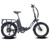 Electric Bike for Adults, 500W Motor 25MPH Max Speed, 48V 10AH Removable Battery, 20" Fat Tire Foldable Electric Bike and 7-Speed Electric Bicycles