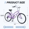 7 Speed Bicycles, Multiple Colors 26"Inch Beach Cruiser Bike