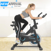 Fixed indoor bike level 5 adjustable sports bike home fitness bike 25 lb flywheel and 5 PJ silent belt IPAD stand + LCD display and hand pulse bodybui