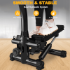 Aerobic Training Stepper, Hydraulic Fitness Stepper 300 LBS Load Mini Stepper LCD Display Handrest Balance (removable) N Preset Program Home / Office