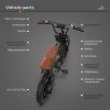 AOSTIRMOTOR STORM new pattern Electric Bicycle 750W Motor 20" Fat Tire With 48V 13AH Li-Battery