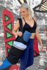 Yoga Mat Carrying Tote Bag with Large Pockets